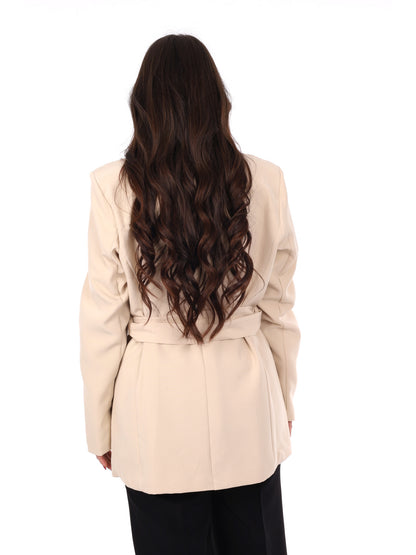Giacca Miss Love beige da donna, versatile e perfetta per la primavera