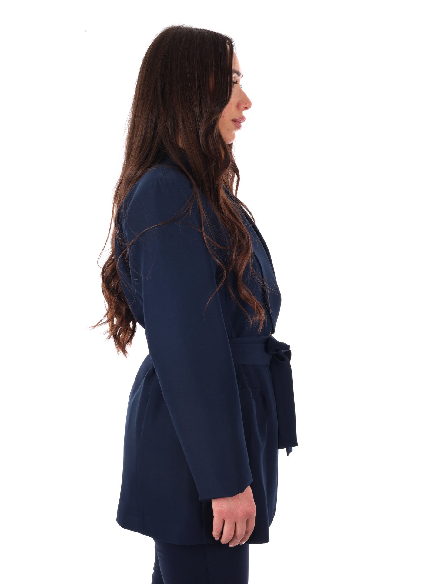 Miss Love giacca elegante blu da donna per la primavera-estate
