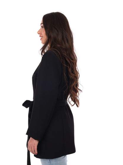 Miss Love blazer elegante da donna in nero per primavera-estate