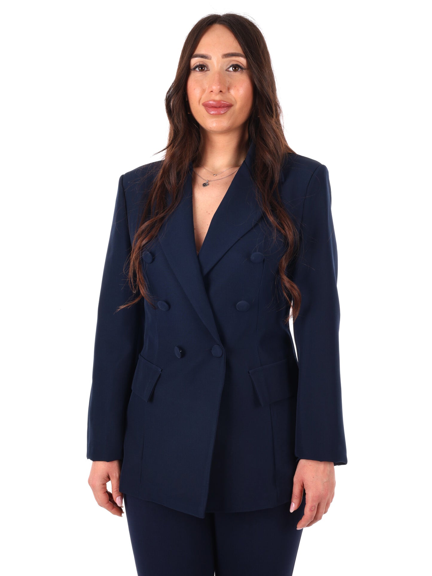 Blazer Miss Love donna blu, eleganza e stile primaverile