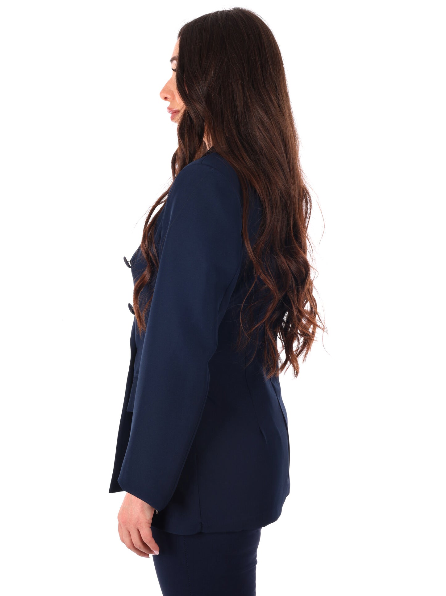 Blazer Miss Love donna blu, eleganza e stile primaverile