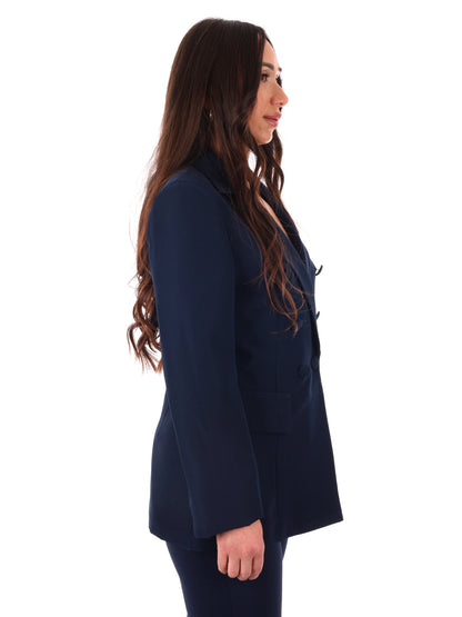 Blazer Miss Love donna blu, eleganza e stile primaverile