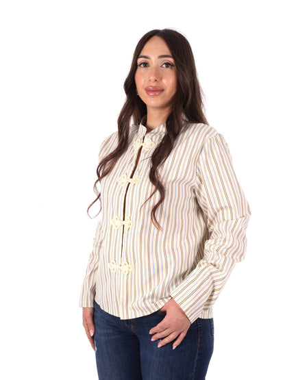Camicia donna crema Miss Love, elegante e versatile per ogni occasione