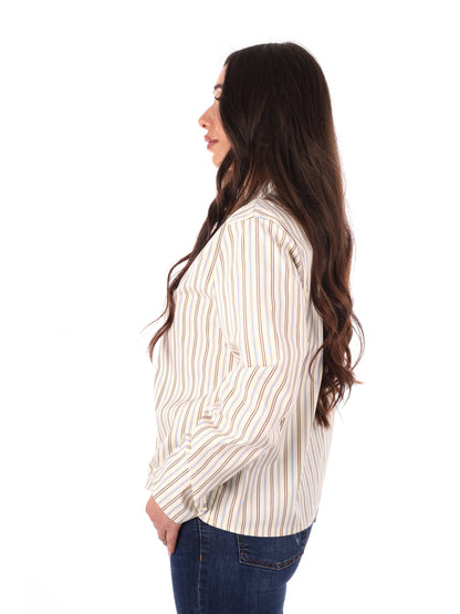Camicia donna crema Miss Love, elegante e versatile per ogni occasione