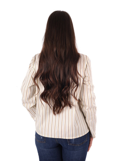 Camicia donna crema Miss Love, elegante e versatile per ogni occasione
