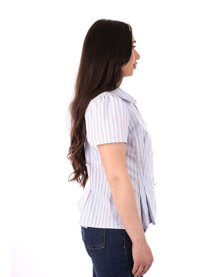 Miss Love camicia azzurra da donna fresca e versatile per la primavera