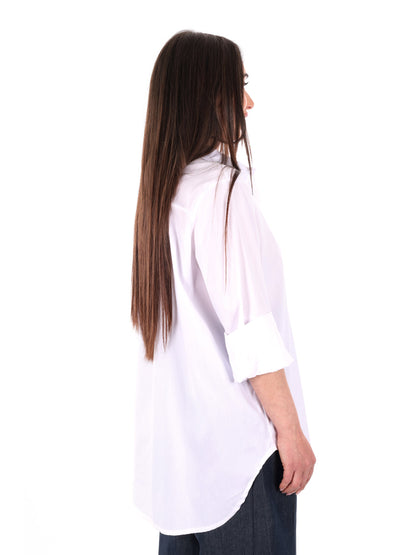 Camicia bianca da donna Miss Love perfetta per la primavera estate