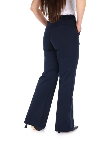 Pantaloni Miss Love da donna in blu, perfetti per primavera-estate