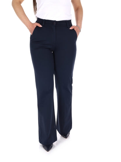 Pantaloni Miss Love da donna in blu, perfetti per primavera-estate