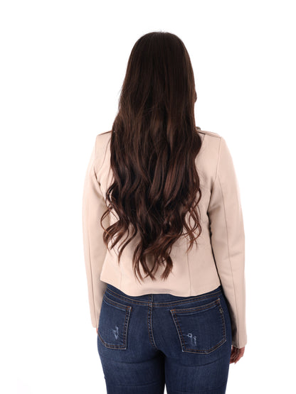 Giacca beige da donna Miss Love per la primavera-estate