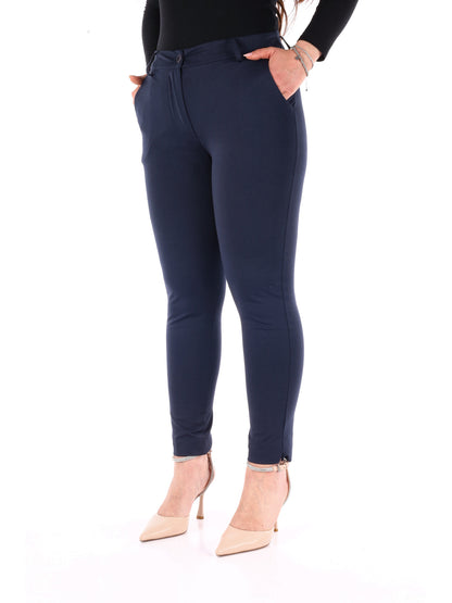 Miss Love, pantaloni blu da donna dallo stile casual versatile