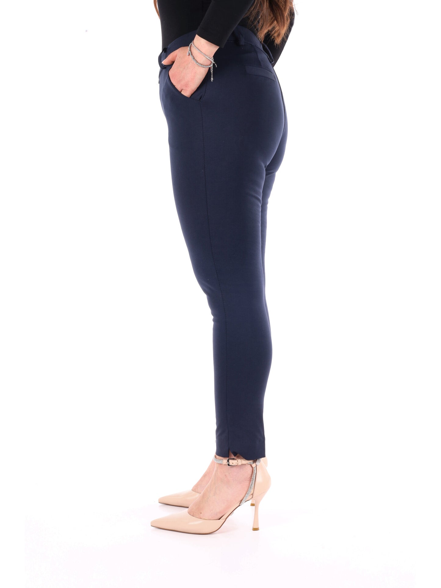 Miss Love, pantaloni blu da donna dallo stile casual versatile