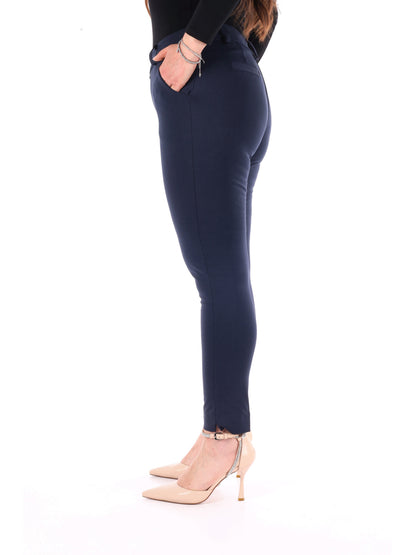 Miss Love, pantaloni blu da donna dallo stile casual versatile