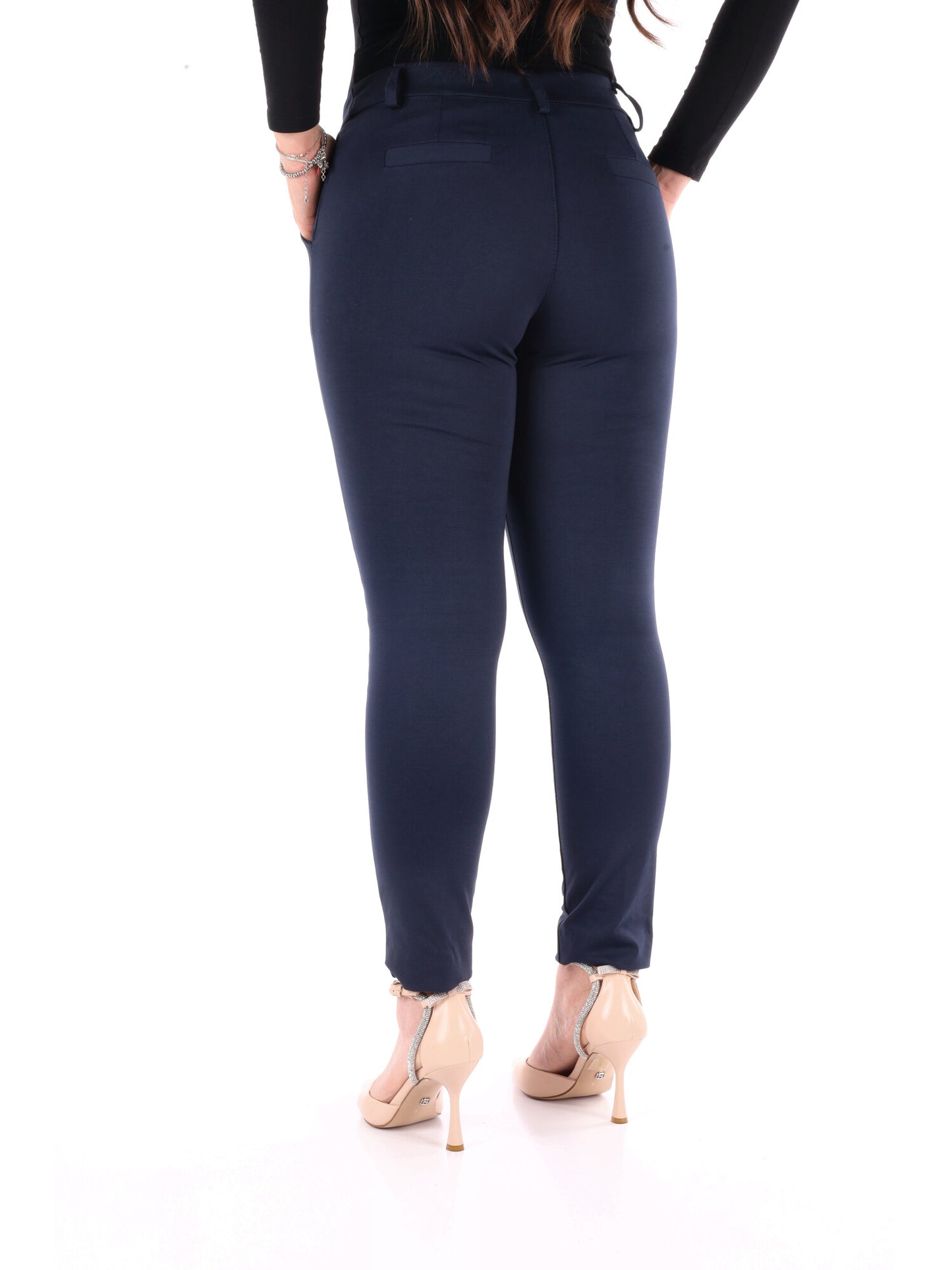 Miss Love, pantaloni blu da donna dallo stile casual versatile