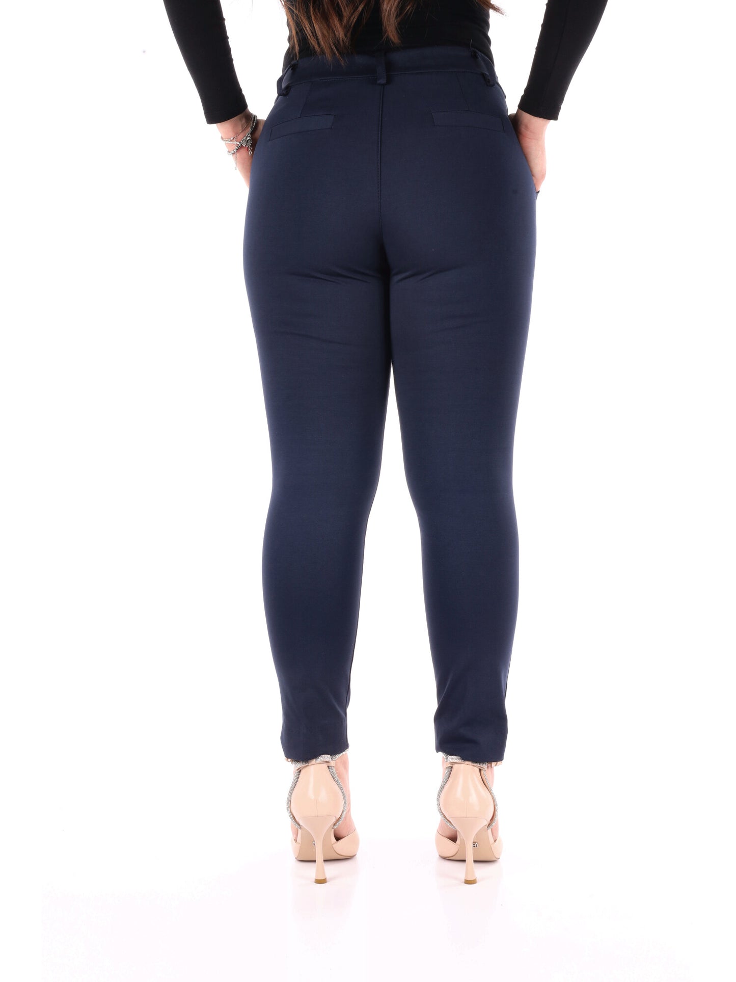 Miss Love, pantaloni blu da donna dallo stile casual versatile