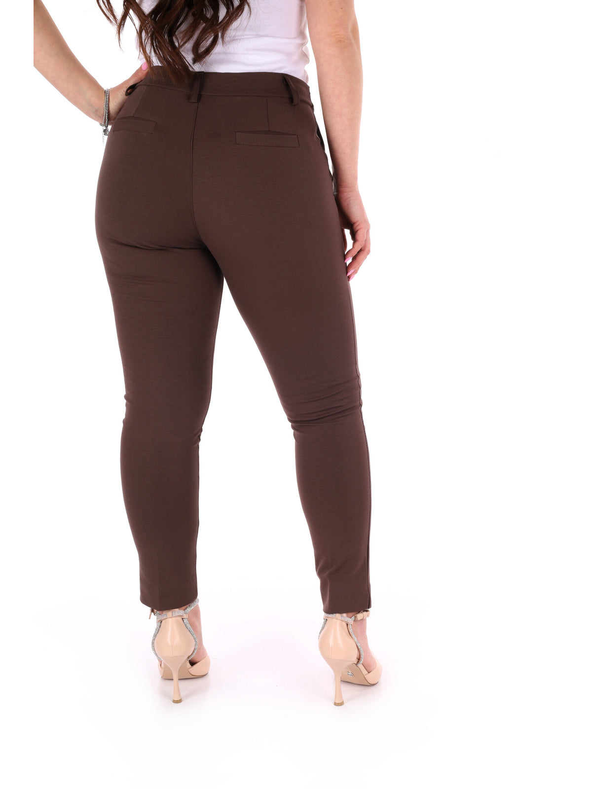 Miss love pantalone da donna cioccolato