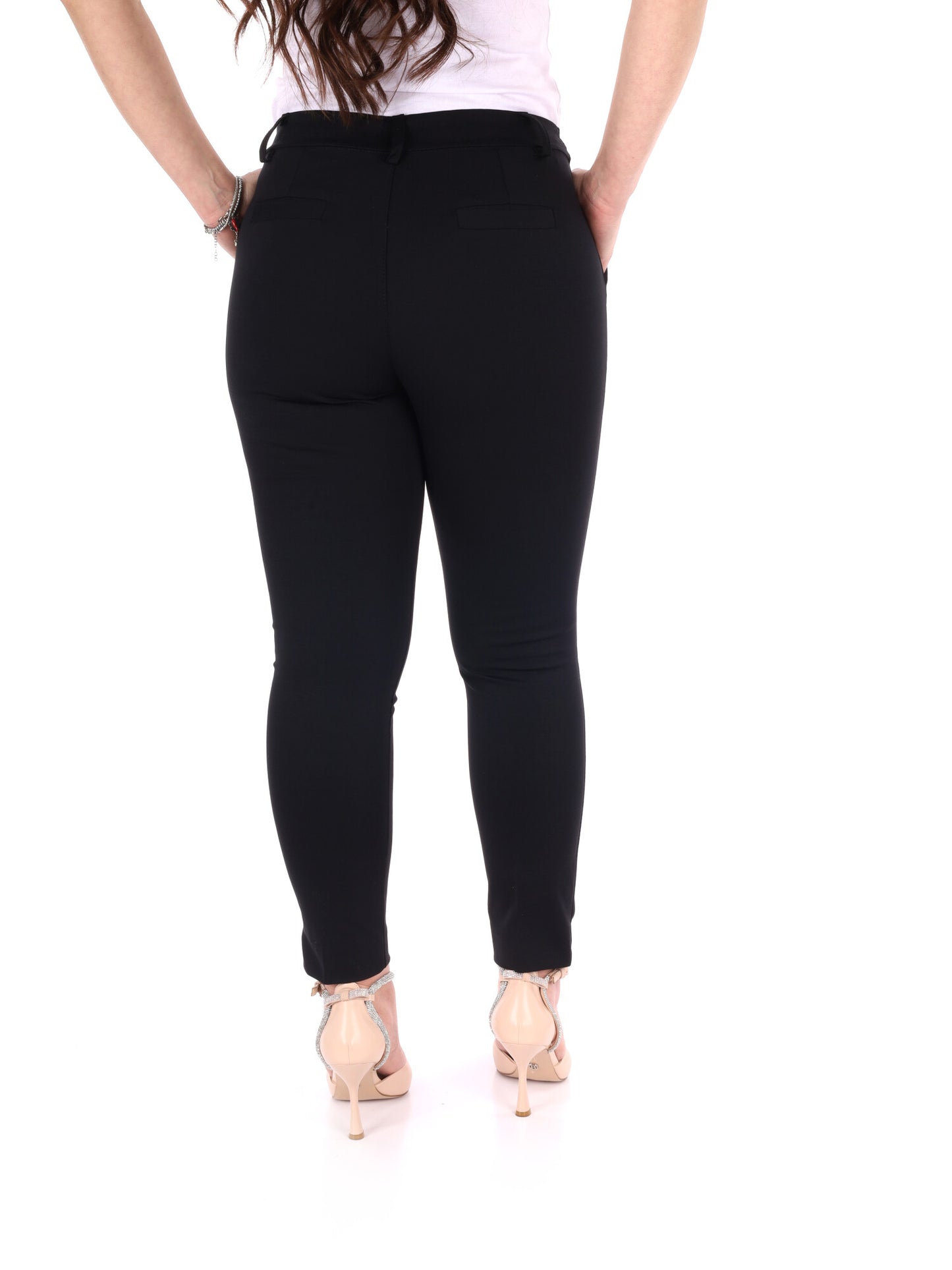 Pantalone skinny nero Miss Love da donna per un look casual elegante
