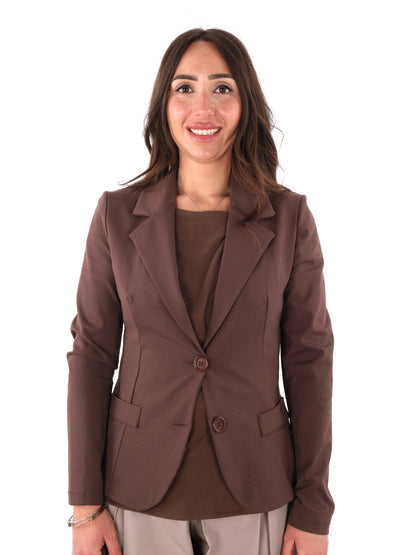 Miss Love blazer beige da donna per primavera estate