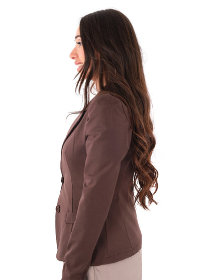 Miss Love blazer beige da donna per primavera estate