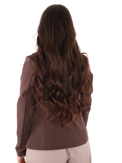 Miss Love blazer beige da donna per primavera estate