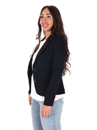 Miss Love giacca blazer donna nera elegante e versatile per la primavera