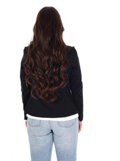 Miss Love giacca blazer donna nera elegante e versatile per la primavera