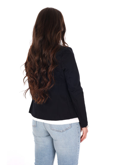 Miss Love giacca blazer donna nera elegante e versatile per la primavera