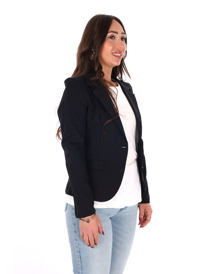 Miss Love giacca blazer donna nera elegante e versatile per la primavera