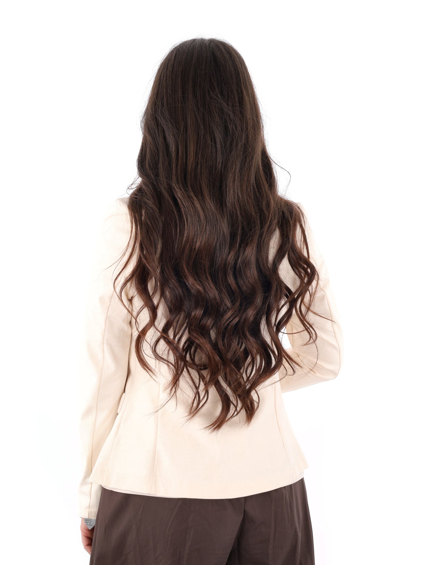 Miss Love giacca blazer donna color crema elegante per primavera