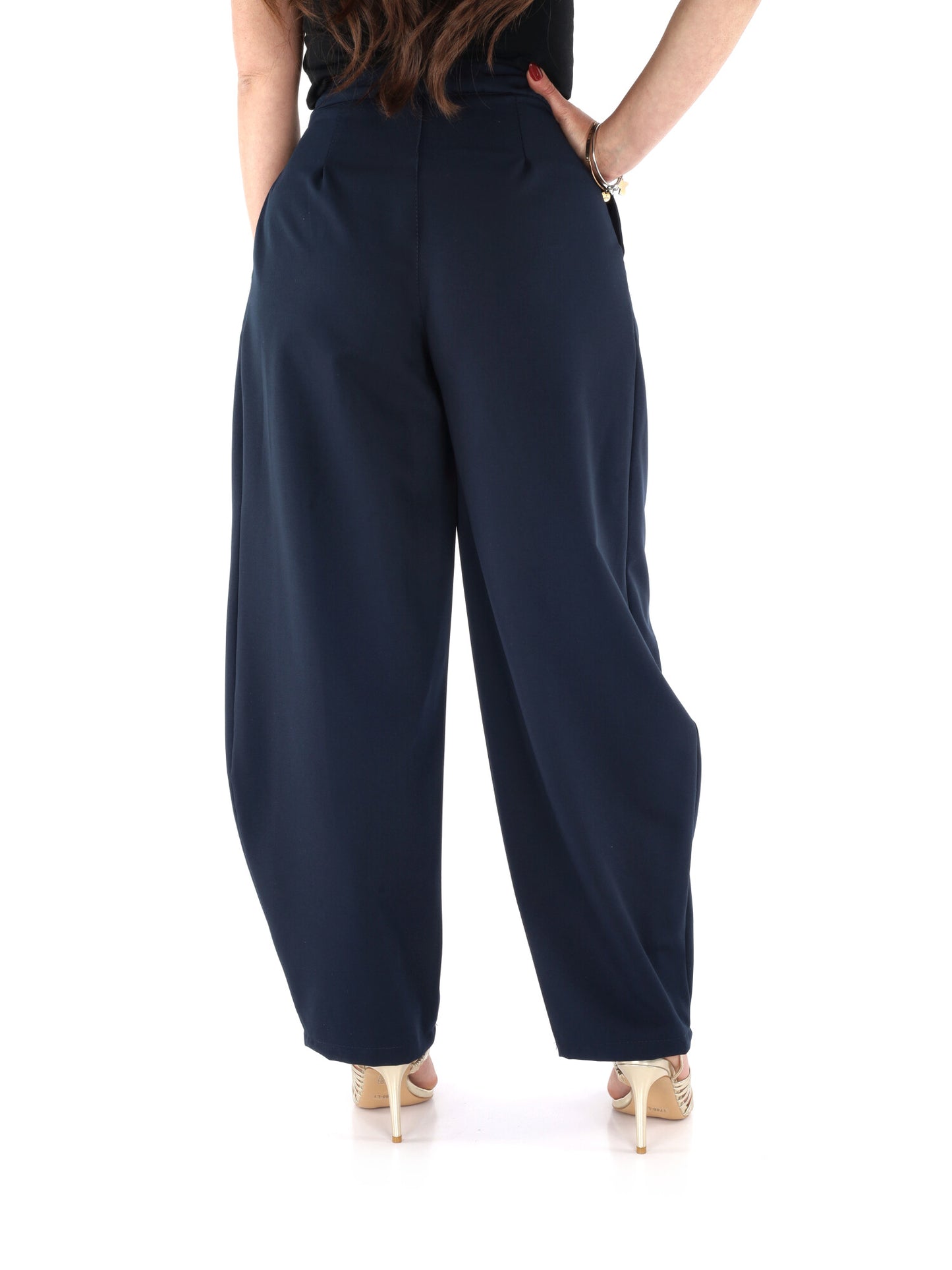 Pantaloni donna Miss Love in blu per primavera estate