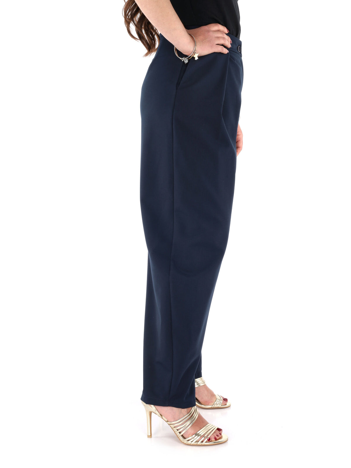 Miss love pantalone da donna blu