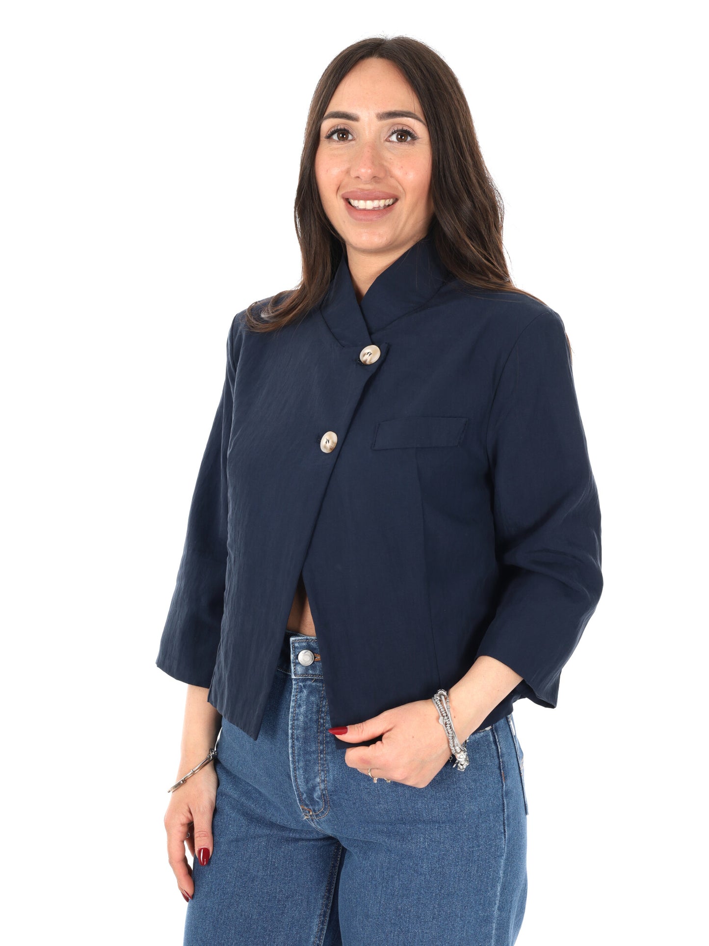 Miss Love blazer donna blu elegante e versatile