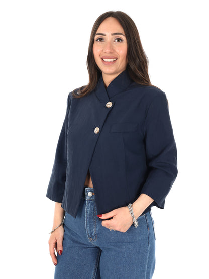 Miss Love blazer donna blu elegante e versatile