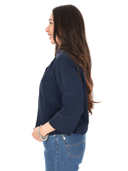 Miss Love blazer donna blu elegante e versatile