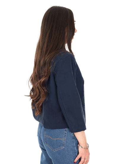Miss Love blazer donna blu elegante e versatile