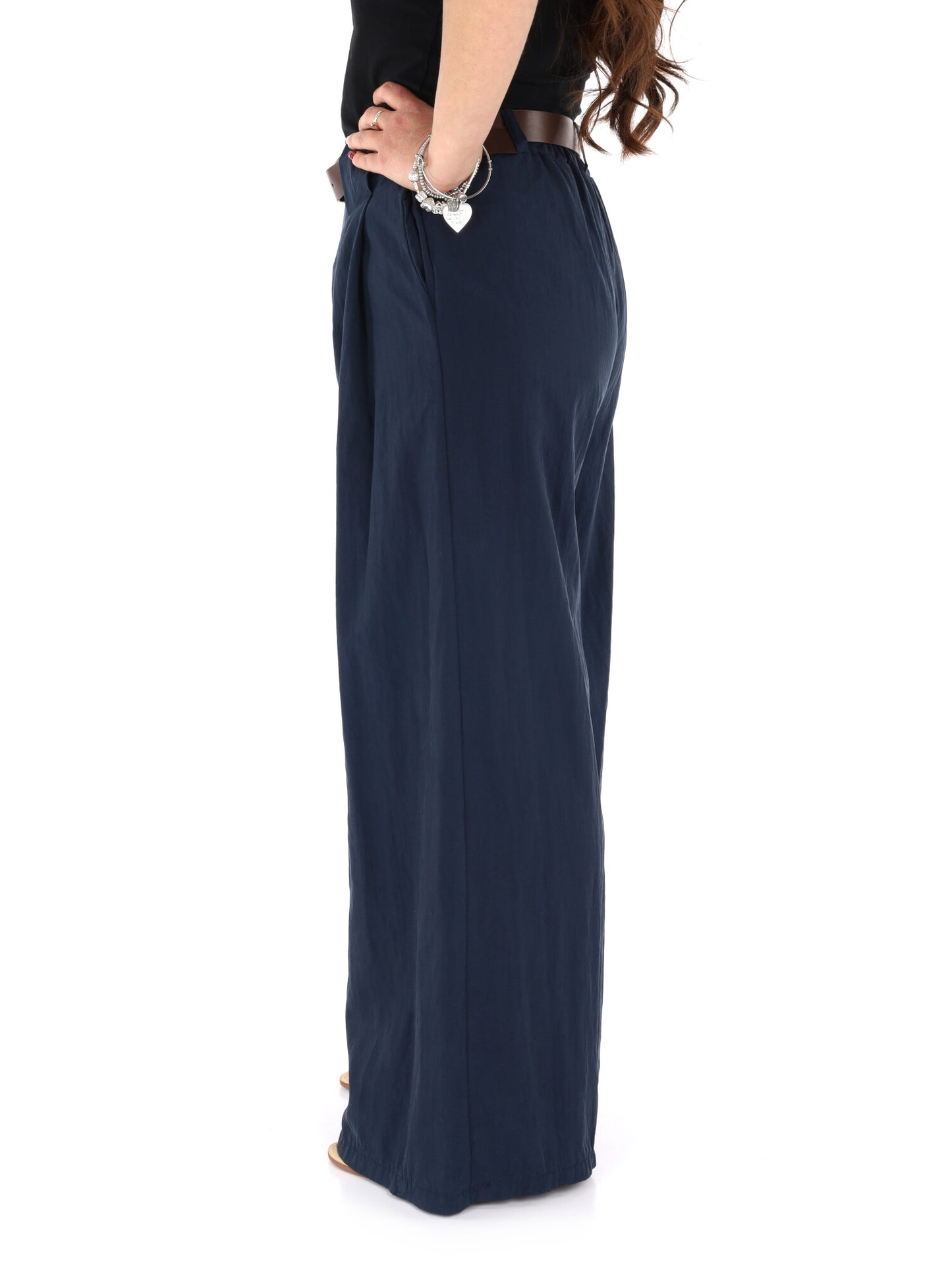 Pantaloni donna Miss Love in blu per la primavera estate