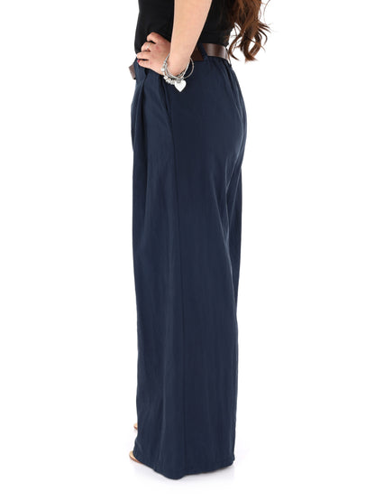 Pantaloni donna Miss Love in blu per la primavera estate