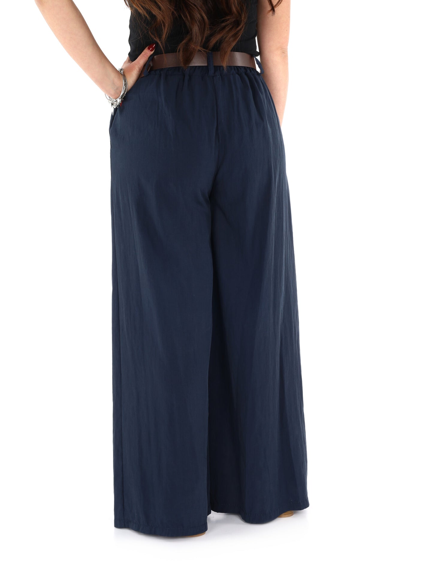 Pantaloni donna Miss Love in blu per la primavera estate
