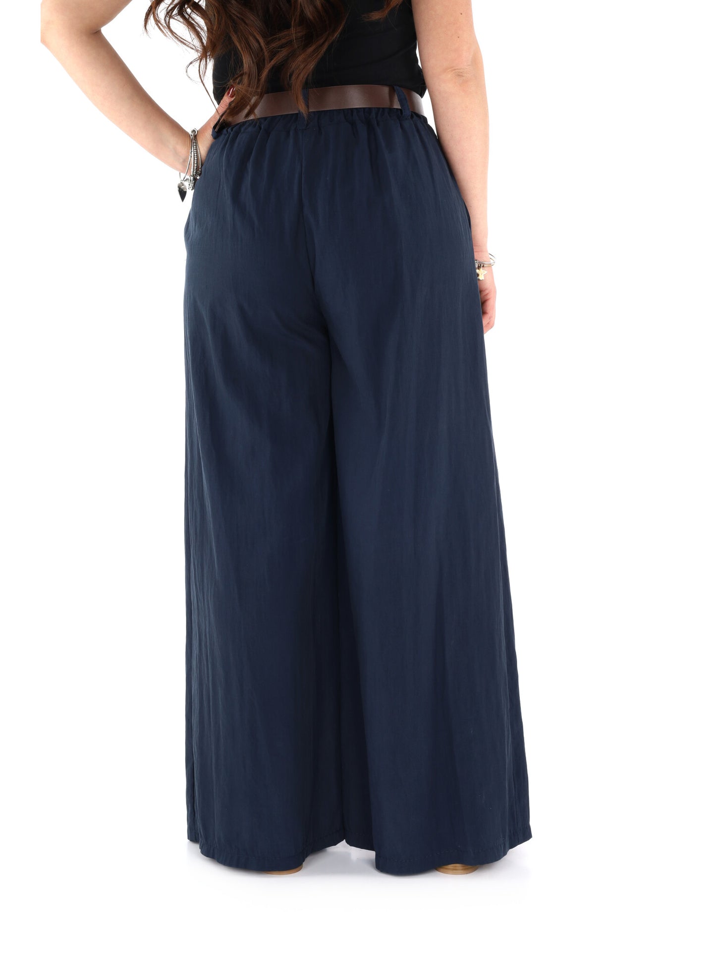 Pantaloni donna Miss Love in blu per la primavera estate