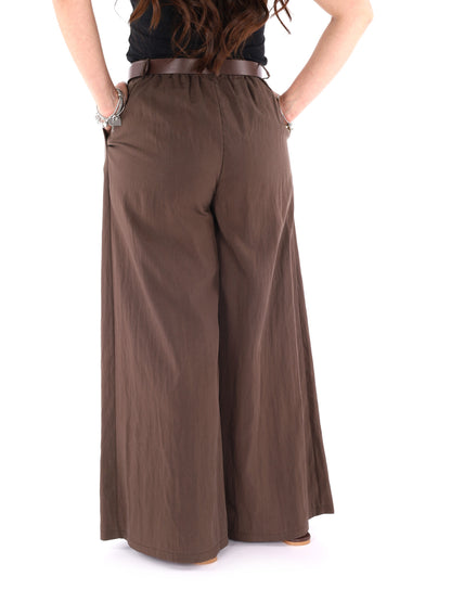 Pantaloni donna Miss Love nel caldo marrone primavera estate