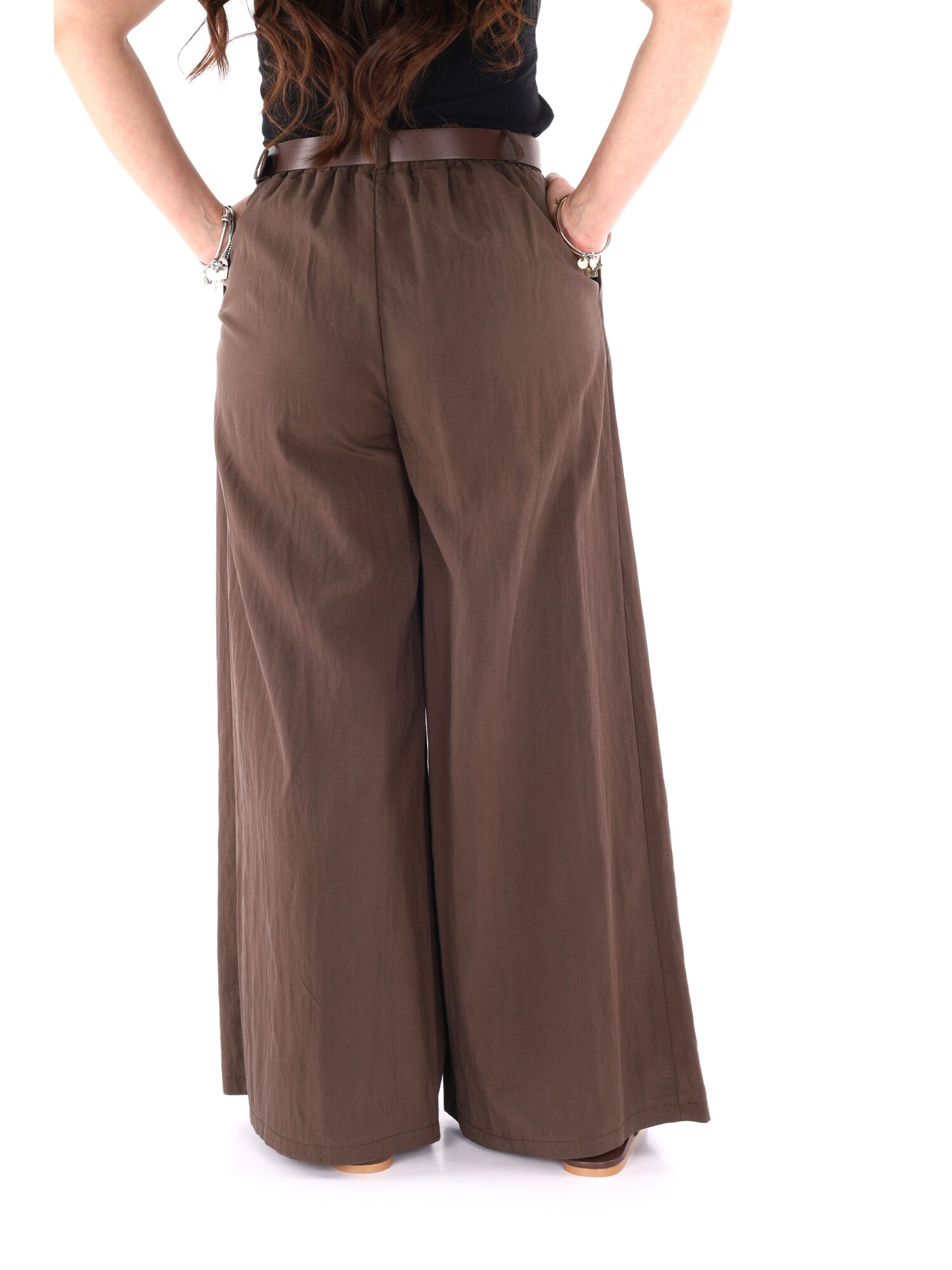 Pantaloni donna Miss Love nel caldo marrone primavera estate