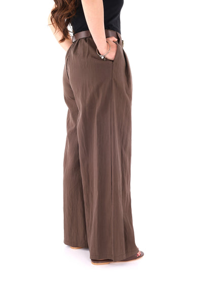 Pantaloni donna Miss Love nel caldo marrone primavera estate