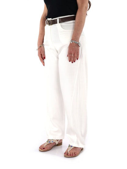 Pantaloni bianchi da donna Miss Love per primavera estate 2026