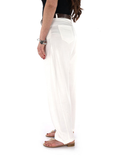Pantaloni bianchi da donna Miss Love per primavera estate 2026