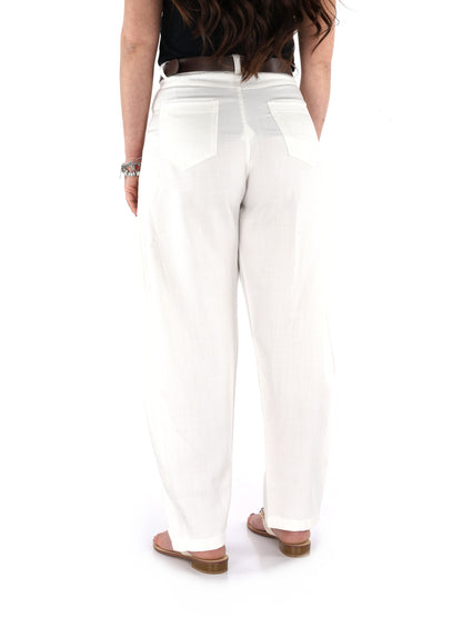 Pantaloni bianchi da donna Miss Love per primavera estate 2026