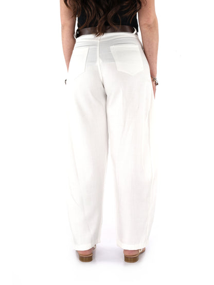 Pantaloni bianchi da donna Miss Love per primavera estate 2026