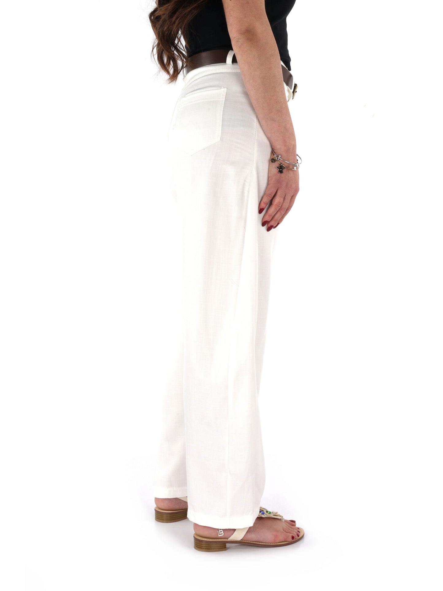 Pantaloni bianchi da donna Miss Love per primavera estate 2026