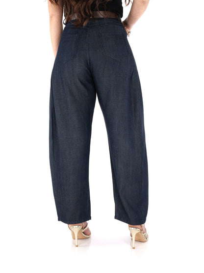 Pantaloni donna Miss Love in tessuto denim casual
