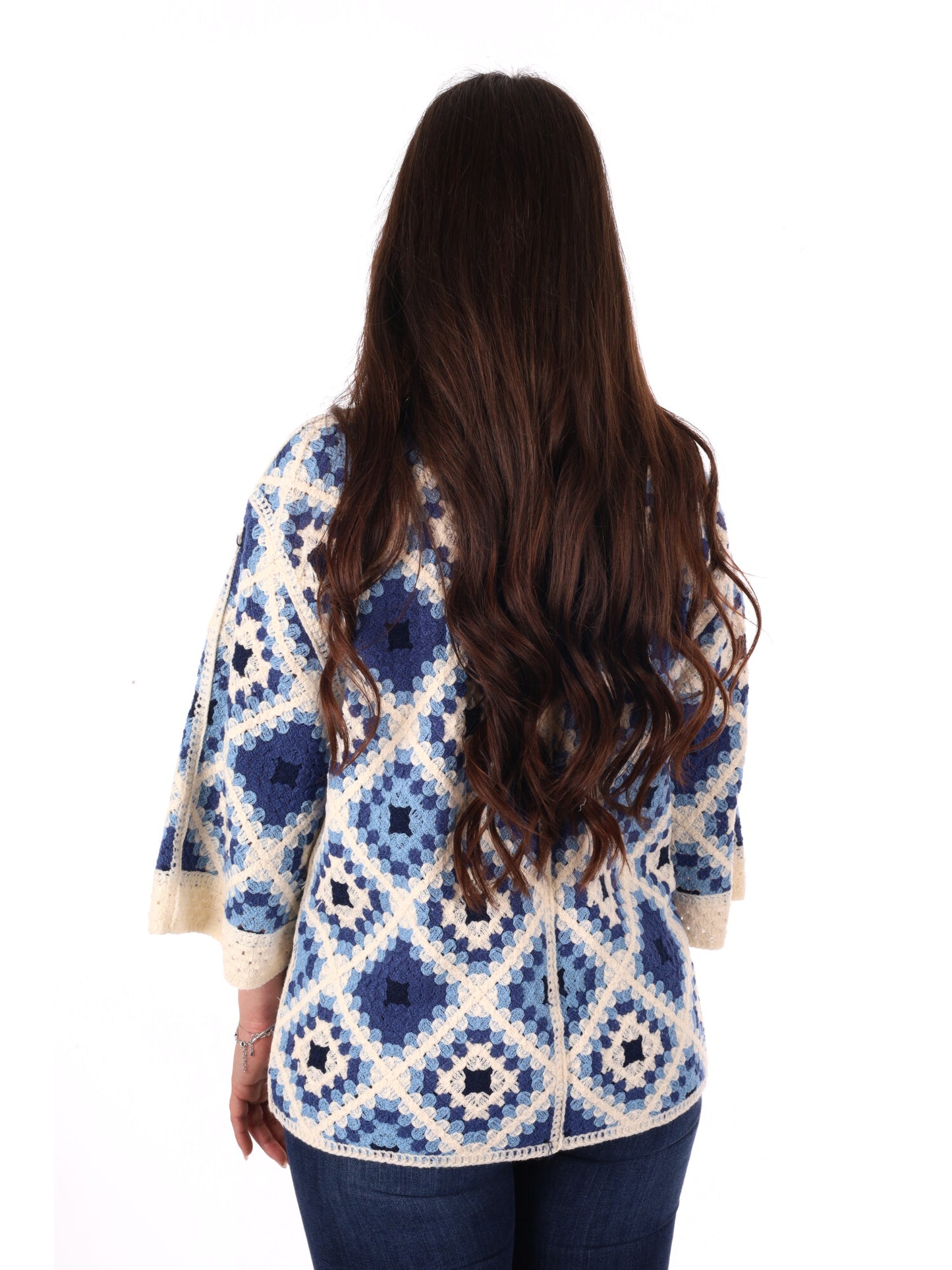 Miss Love cardigan donna azzurro per primavera estate casual