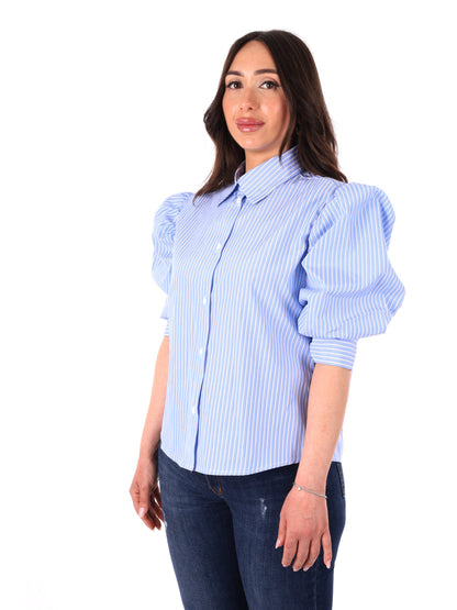 Camicia azzurra primavera-estate da donna Miss Love